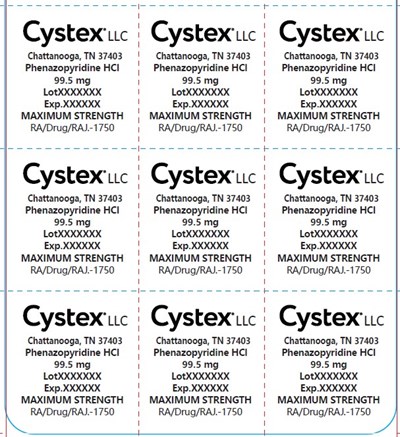 Blister Label (Cystex Max Blister Label)